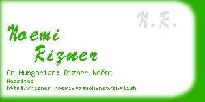 noemi rizner business card